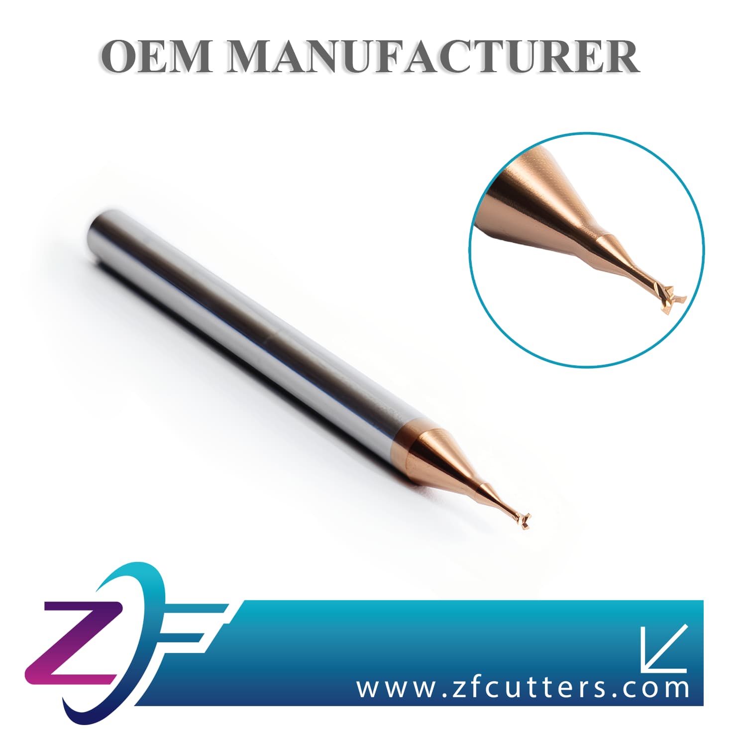 超小径三刃燕尾刀 整体硬质合金 ZF_EM_30