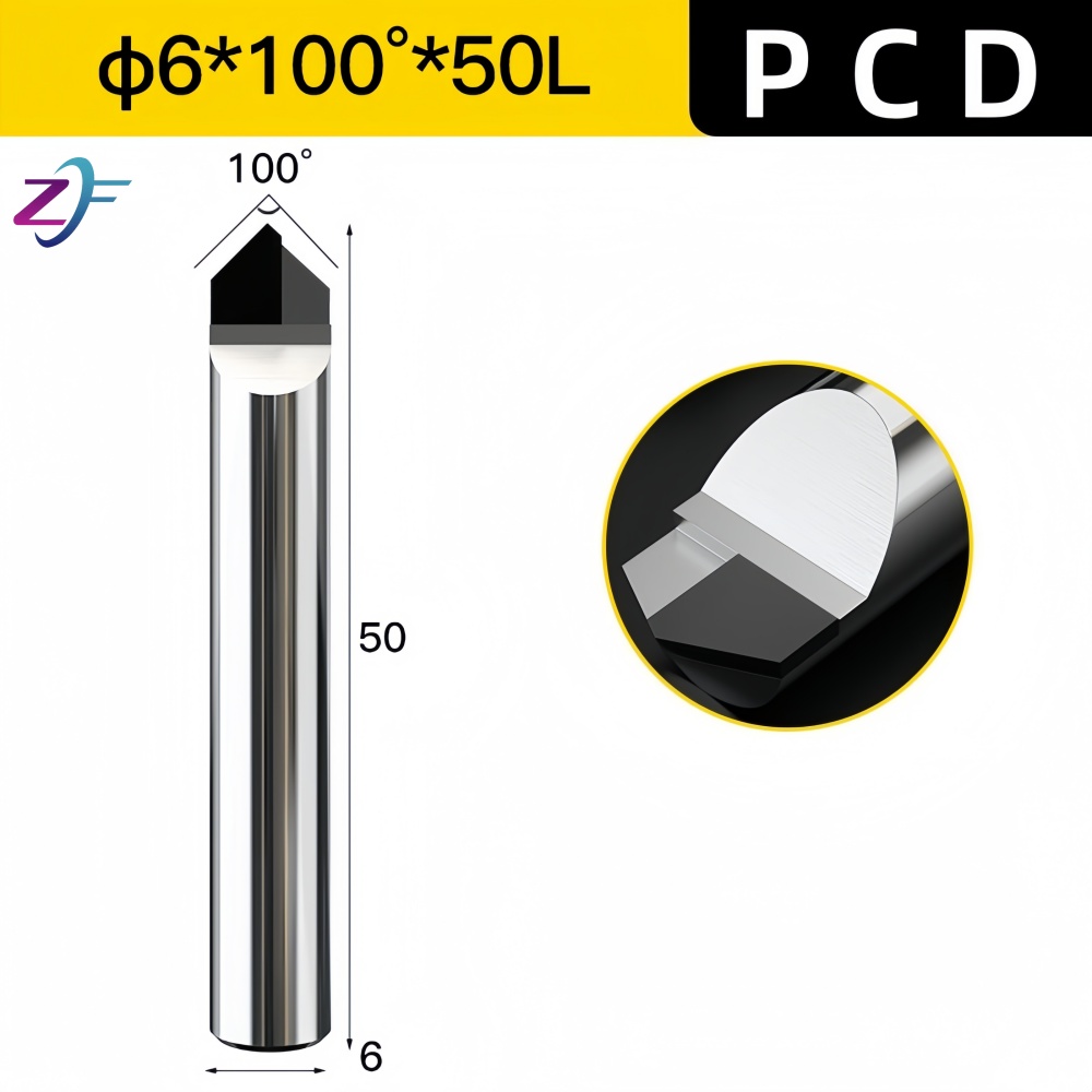 100° PCD金刚石铣刀  ZF_MM_1209