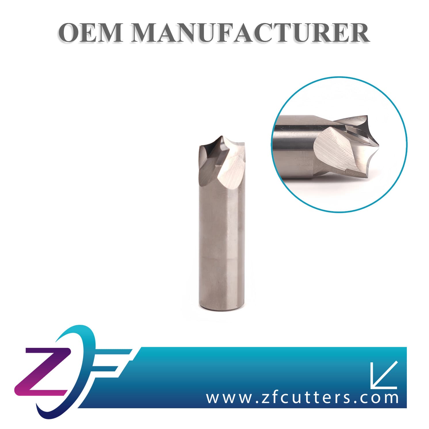 Solid Carbide Forming Milling Cutter for CNC Machine Aluminium Plastic Applications
